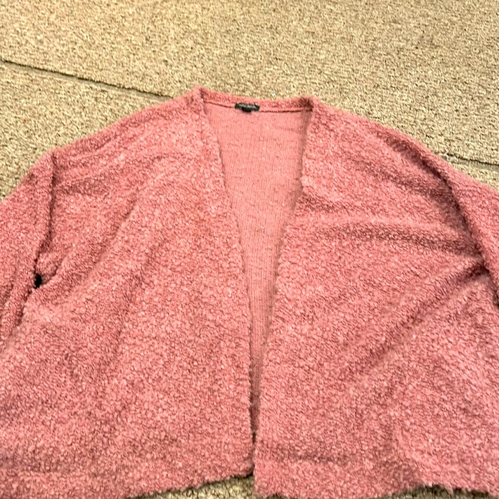Pink cardigan